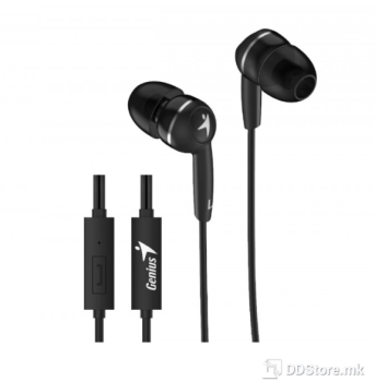 Genius HS-M320 , Black color, in-ear headphone