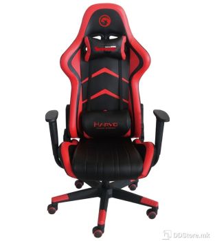 MARVO Gaming Chair CH-106 Black/Red, PU/PVC, 360 Rotation, Max. Load 150 kg