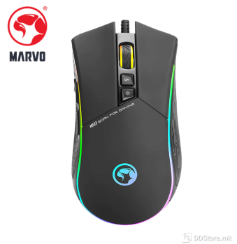 MARVO Gaming Mouse M513, 7-Programmable Buttons, 800-6400 DPI, 7-color RGB backlight