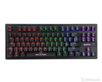 MARVO Gaming Keyboard KG901, Mechanical Jixian Blue, RGB