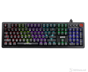 MARVO Gaming Keyboard KG917, Mechanical Outemu Blue, RGB Lightning