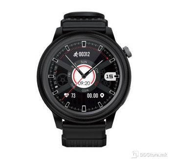 North Edge Healthcare Watch Keep E102 Black with ECG and PPG, Blood pressure, heart rate