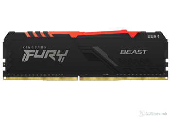 Kingston Fury Beast CL16 RGB DIMM 8GB DDR4 3200MHz