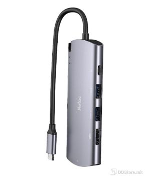 Netac USB-C /w hub External Rack SSD M.2 SATA