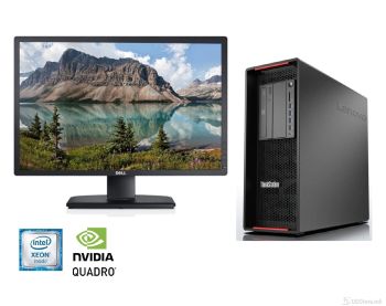 Bundle Lenovo ThinkStation P510 Tower E5-1650 V4/ 32GB/ 256GB SSD/ M4000/ Dell 24" U2412