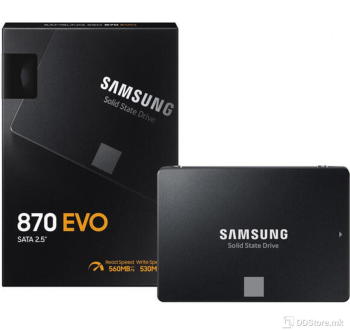 Samsung 870 Evo 1TB SATA3 AES SSD 2.5" 256-bit Encr. 560R/530W