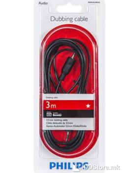 Cable Philips Stereo Plug 3,5mm to 3,5mm 3m