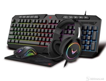 Gaming Set Varr Squad 03 4IN1 Keyboard+Mouse+Headphones+Mouse Pad