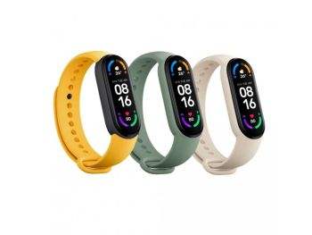 XIAOMI MI BAND 6 STRAP (3 PACK- ivory, olive, yellow), BHR5135GL