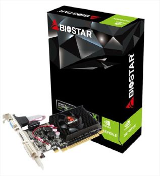 BIOSTAR GeForce™ GT210 1GB DDR3, 64BIT, VGA, DVI-D, HDMI (LP) SILENT, VN2103NHG6