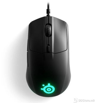 Mouse SteelSeries Rival 3 Gaming Optical 6-button RGB Black