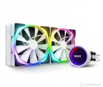 NZXT Kraken X53 RGB 2x120mm AER RGB 2 fans, RL-KRX53-RW White