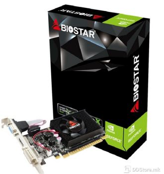 BIOSTAR GT610, 2GB SDDR3, 64 BIT, DVI-I, VGA, HDMI, LP, VN6103THX6