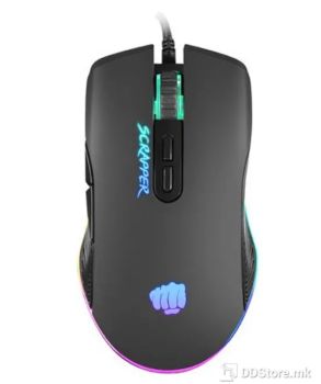 Mouse Fury Gaming Scrapper 6400DPI w/Software RGB