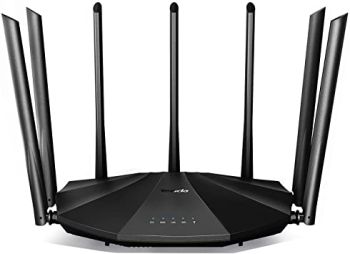 Tenda AC23 AC2100 Dual Band Gigabit WiFi Router, 7*6dBi external antennas, 5GHz: Up to 1733Mbps, 2.4GHz: Up to 300Mbps, 1*10/100/1000Mb