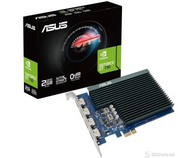 ASUS GeForce™ GT730 2GB GDDR5, 4x HDMI, GT730-4H-SL-2GD5 Silent