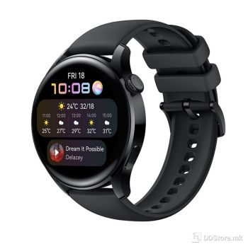 Huawei Watch 3 Black, AMOLED 1.43