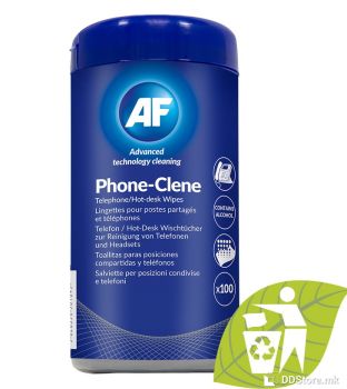 Phone-Clene Telephone Wipes Tub of 100 APHC100T