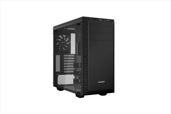 CASE BE QUIET! ATX Mid-Tower Pure Base 600, 1x140mm Pure Wings 2,1x120mm Pure Wings 2, Extra insulation mats, w/ WINDOW, w/ OD DVD slot, Black BGW21