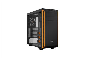 BE QUIET! ATX Mid-Tower Pure Base 600, 1x140mm Pure Wings 2,1x120mm Pure Wings 2, Orange BGW20