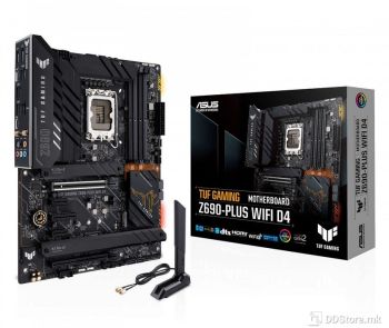 ASUS TUF GAMING Z690-PLUS D4, Intel Z690 (LGA 1700) ATX gaming motherboard
