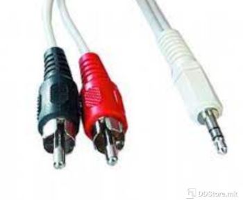 Cable 3,5mm stereo to 2 phono plug 1,5m CCA458 Gembird