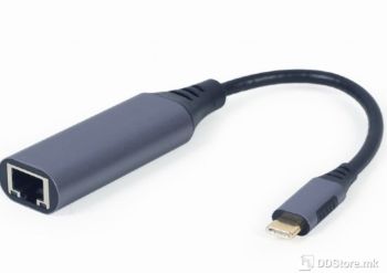 Adapter USB Type-C to Gigabit LAN Gembird Space Grey