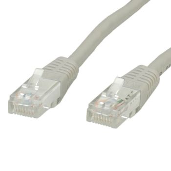 Power Box UTP Cat6 Patch Cable, 0.5mm - 24AWG, 100% Copper, White, 2 meters