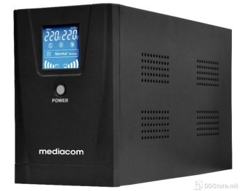 Mediacom XPOWER+ 1300VA/720W w/Display, AVR, Surge Protection