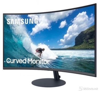 Monitor 32" Samsung LC32T550FDRXEN 75Hz, FHD, HDMI, DP, VGA, Speakers, Curved, Freesync
