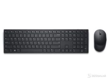 Dell Keyboard and Mouse KM5221W, Pro Wireless, US International (QWERTY) – (RTL BOX ), Black
