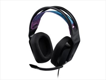 LOGITECH Gaming-Headset G335 black w/microphone  981-000978, 1x3.5mm / 2x3.5mm