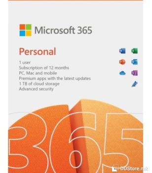Office 365 Personal 1 Year Subscription Mac/Win