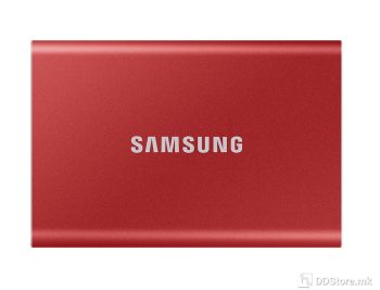 SSD External Samsung T7 500GB USB 3.2 1050MB/s Red