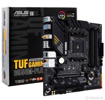 ASUS TUF GAMING B550M-PLUS, AM4, DDR4, PCIe 4.0, dual M.2