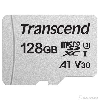 Transcend TS128GUSD300S, Micro SDXC, 128GB, 95 MB/s, 45 MB/s, Klasa 10