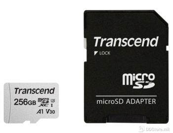 Transcend TS256GUSD300S-A, SDXC, 256GB, Klasa 10
