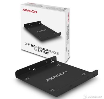 Axagon RHD-125, aluminiumska ramka za vgraduvanje na 1 x 2.5" HDD/SSD vo 3.5" ležište
