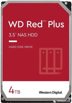WD RED PLUS NAS HDD 3,5" 4TB 5400RPM 128MB 24x7 SATAIII WD40EFZX