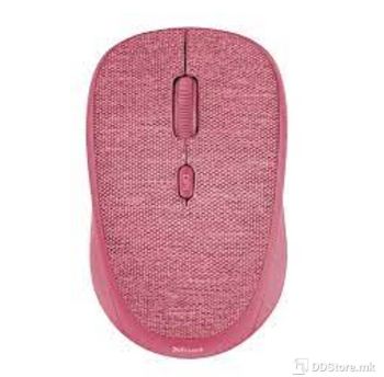 Trust Yvi Fabric Wireless Mouse - pink