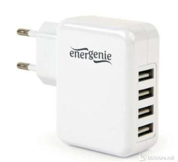 [C]USB Charging Station 3.1A EnerGenie 4-Port for Smartphones and Tablets