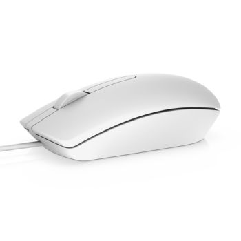 Dell Mouse Optical MS116, White, PN 570-AAIP