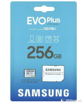 Secure Digital Micro Samsung 256GB SDXC Evo Plus cl10 130R/90W UHS-I U3 V30 A2