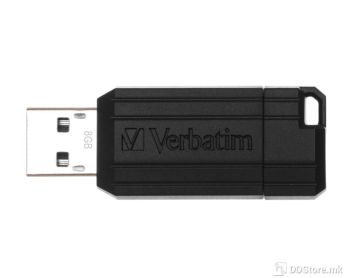 [C]Verbatim Pinstripe 8GB Flash Drive USB 2.0 black