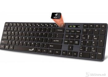Genius Slimstar 126 keyboard, Slim desktop keyboard, Black color