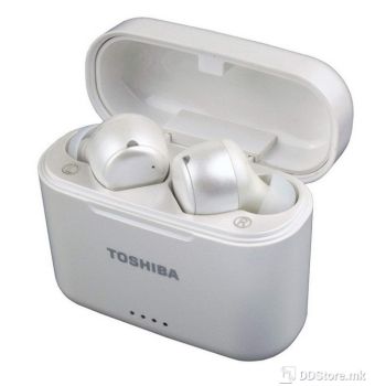 Earbuds Toshiba RZE-BT1050E Bluetooth w/Microphone Pearl White