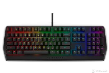 Dell Keyboard Alienware Mechanical Gaming AW410K, RGB