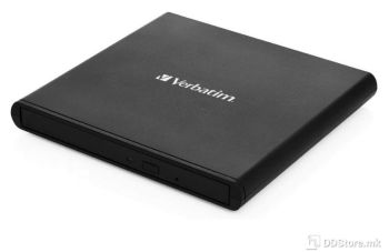 DVD RW +/- Verbatim External USB 2.0 Black Slimline