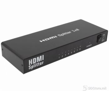 HDMI Interface Spliter 8 Ports w/Signal Amplifier SBOX v1.4