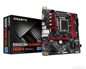 GigaByte B660M GAMING DDR4 (rev. 1.0) Intel® B660 12th Gen, i9/i7/i5/i3/Pen/Cele, B660M, LGA1700